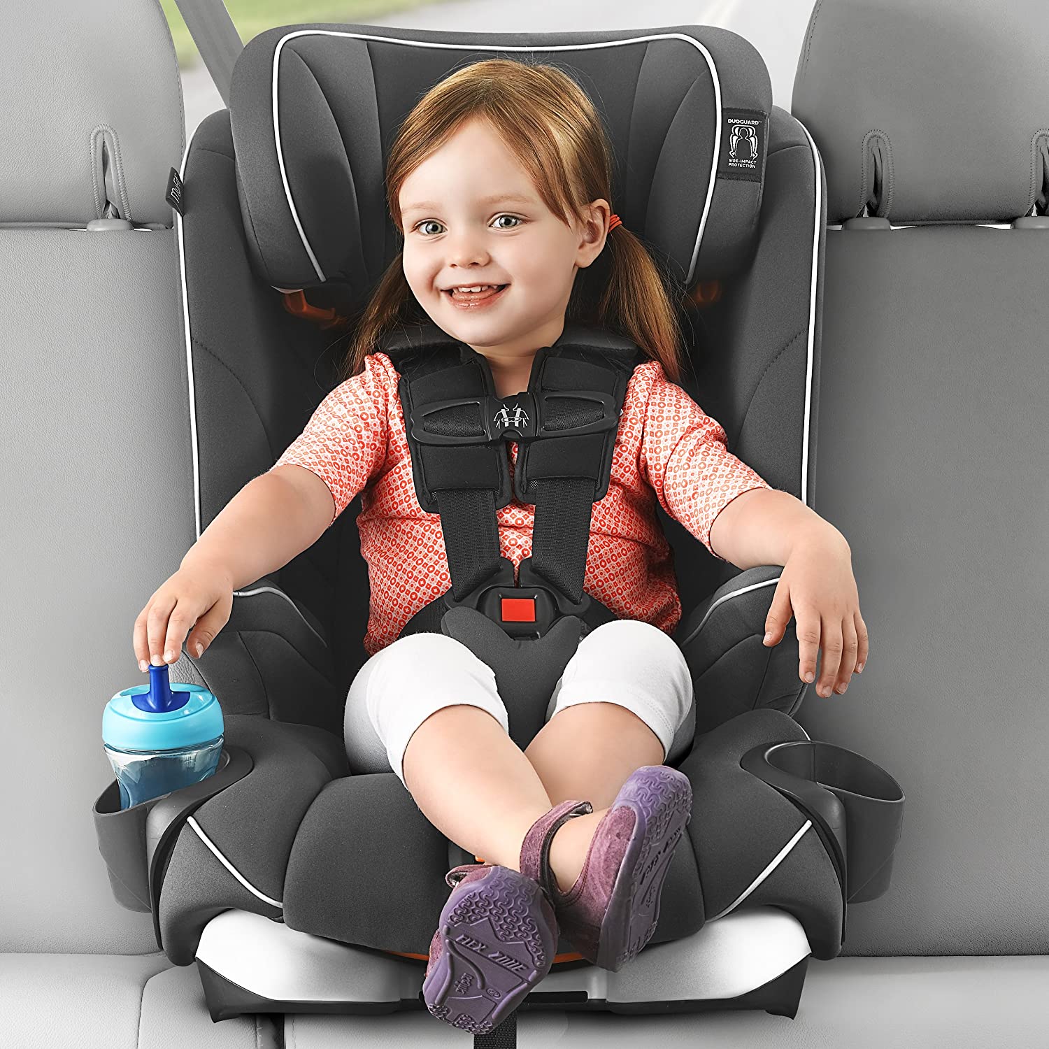 Chicco Bebê Conforto e Assento com Apoio com 9 Posições para 11 a 45 kg Cinza Fato