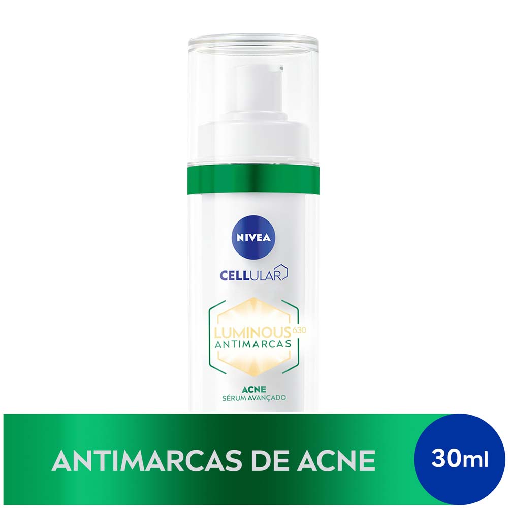Miniatura Sérum Facial NIVEA Cellular Luminous 630 Antimarcas Acne 30ml