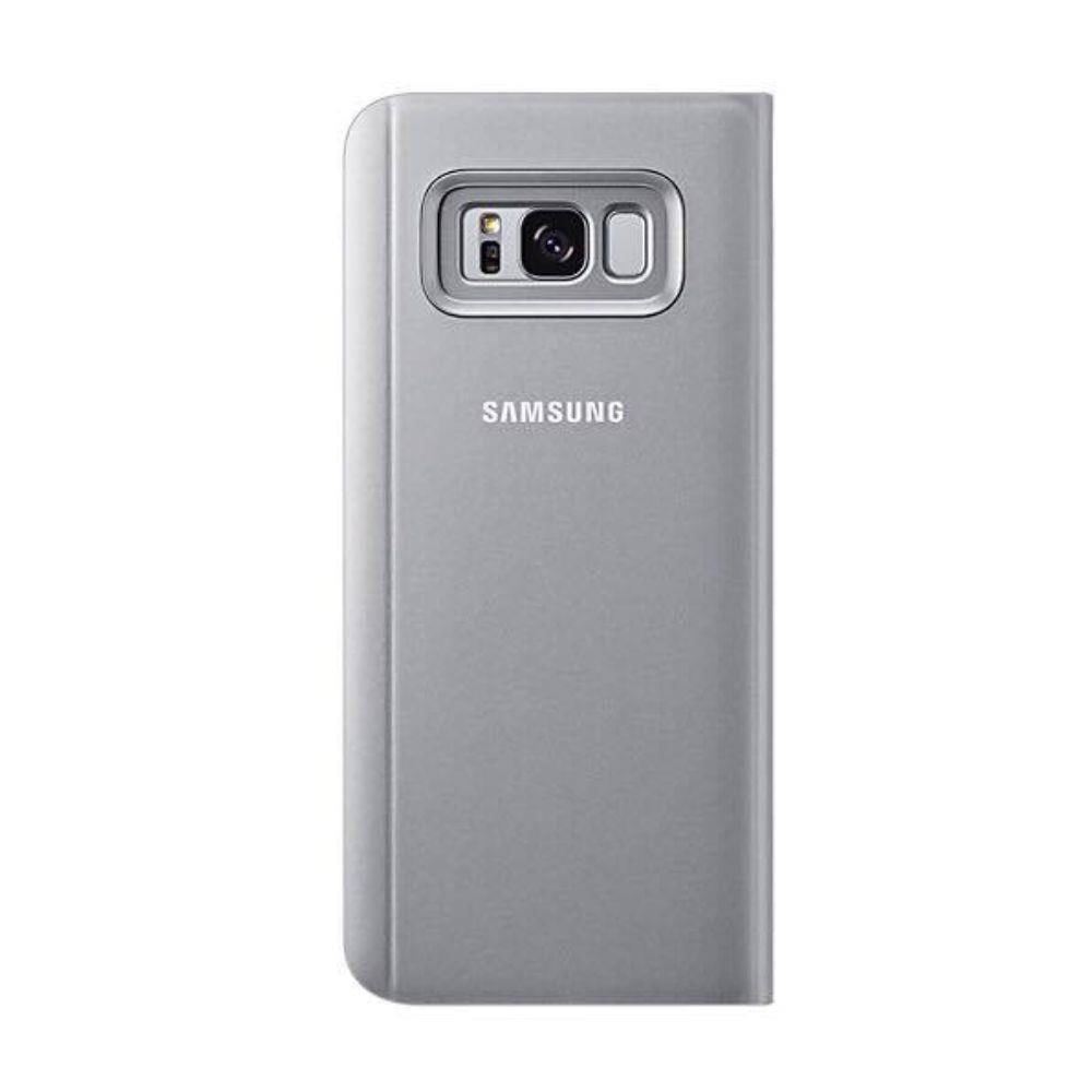 Miniatura Capa Protetora Clear View Standing Samsung S8+ Plus Prata