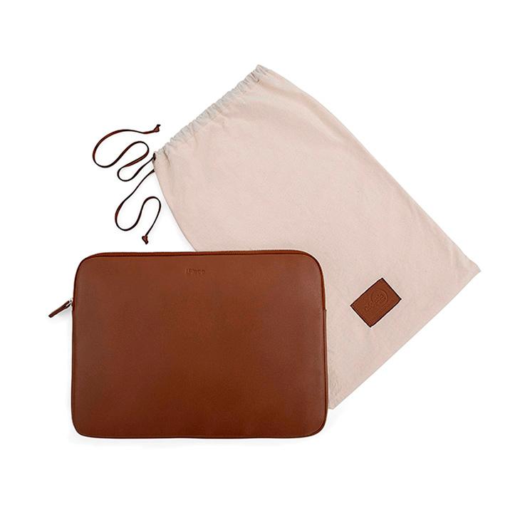 Capa Sleeve Macbook 13,3" Originais iPlace, Pampas, Couro Marrom