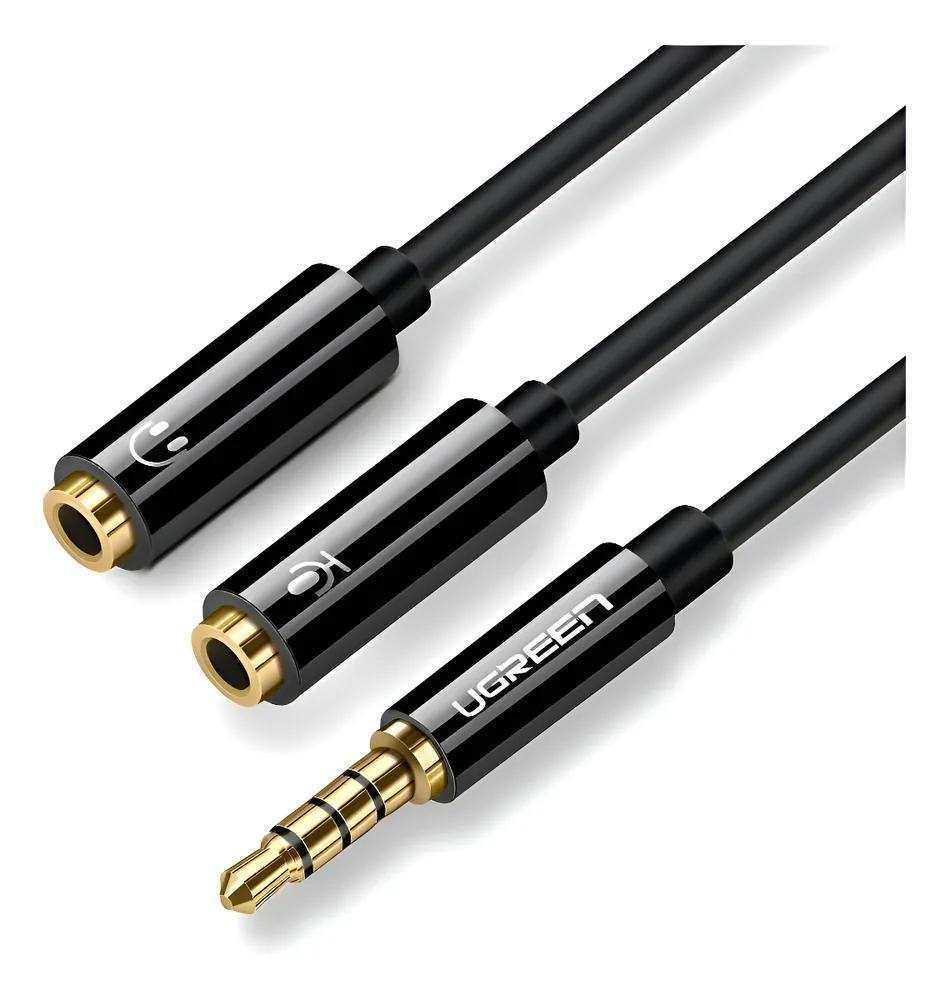 Miniatura Ugreen Divisor Splitter P3 Fone De Ouvido P2 E Mic Fone P2