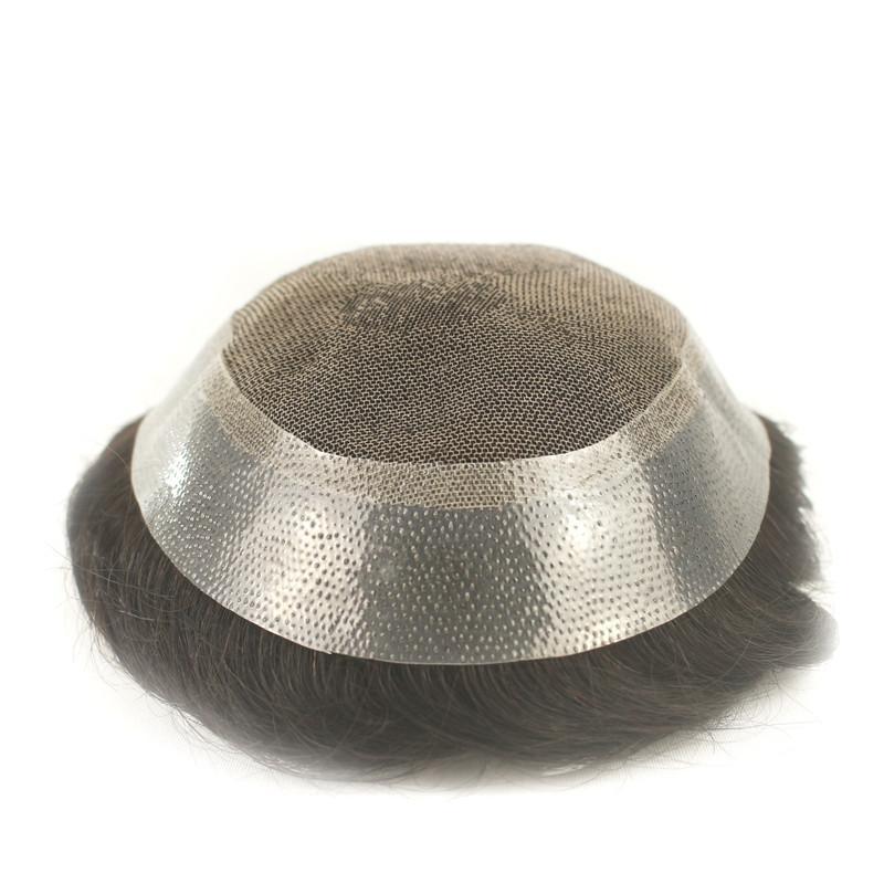 Miniatura Protese Capilar Híbrida D6N Tamanho 20X25 D=130%