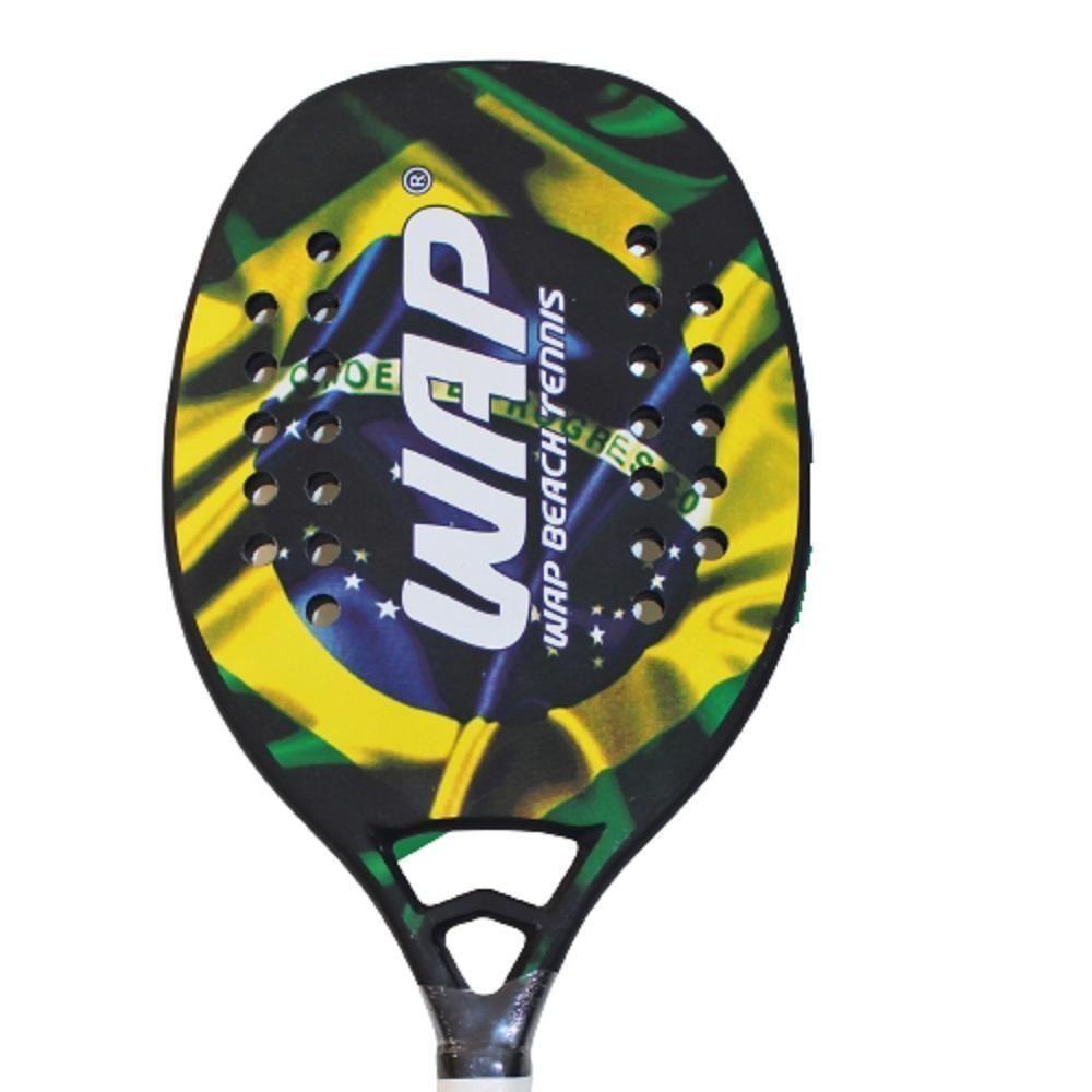 Miniatura Raquete Beach Tennis Wbt Kevlar Com Fibra Carbono Brazilian 2021 Profissional
