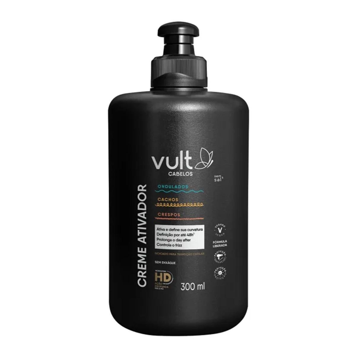 Miniatura Creme Ativador Vult Cabelos Ondulados,Cacheados E Crespos 30