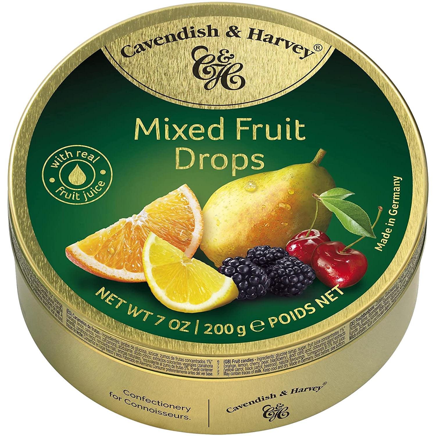 Miniatura 4X Bala Cavendish & Harvey Mixed Fruits Drops 200G