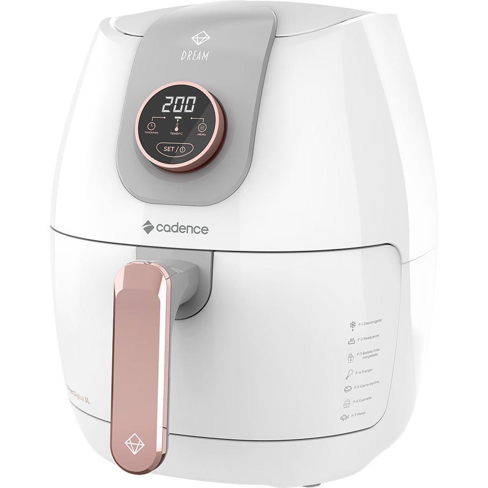 Fritadeira Sem Óleo 3L Cadence Dream Rosé Gold 220V