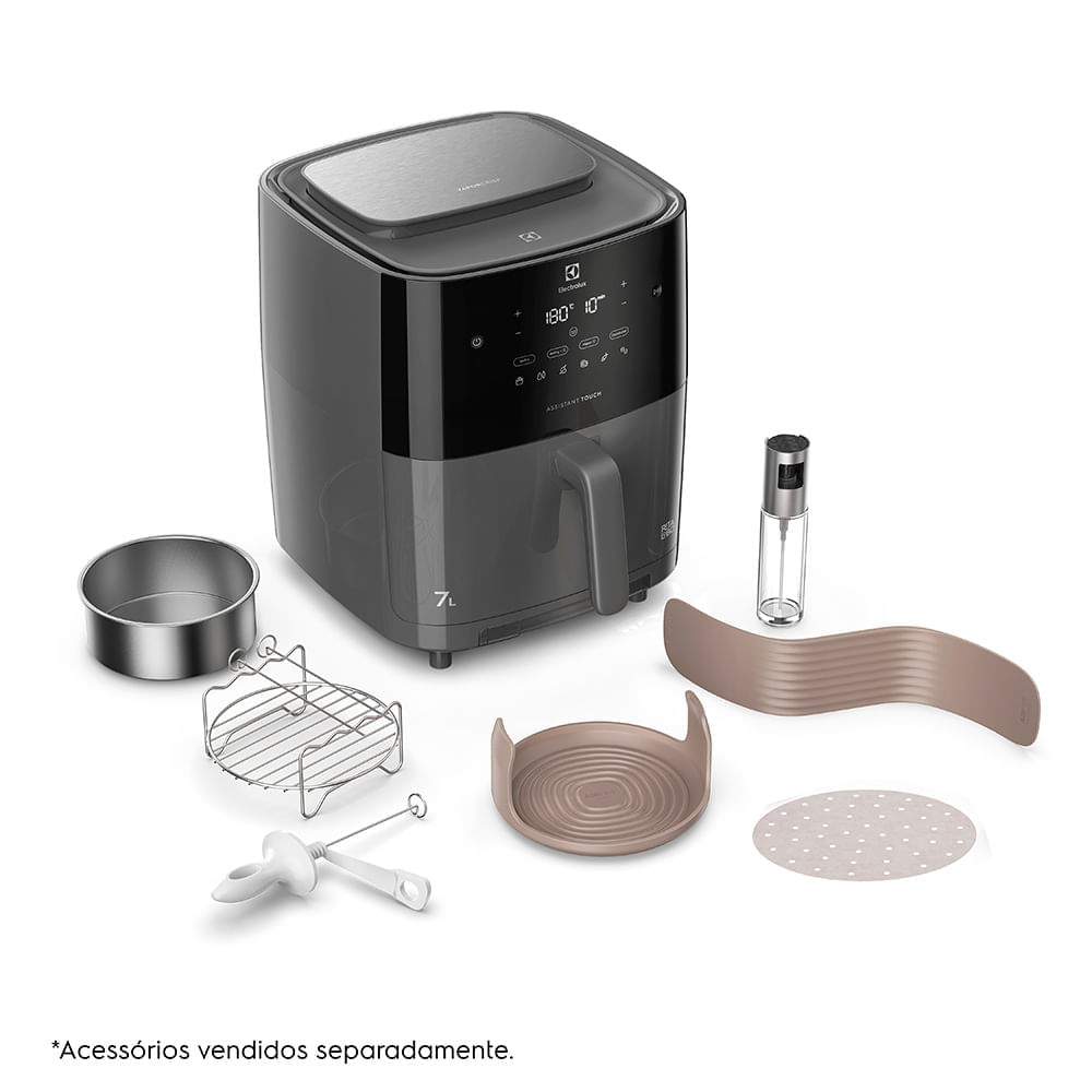 Miniatura Air Fryer Electrolux por Rita Lobo 7L Experience Cinza - EAF180 220