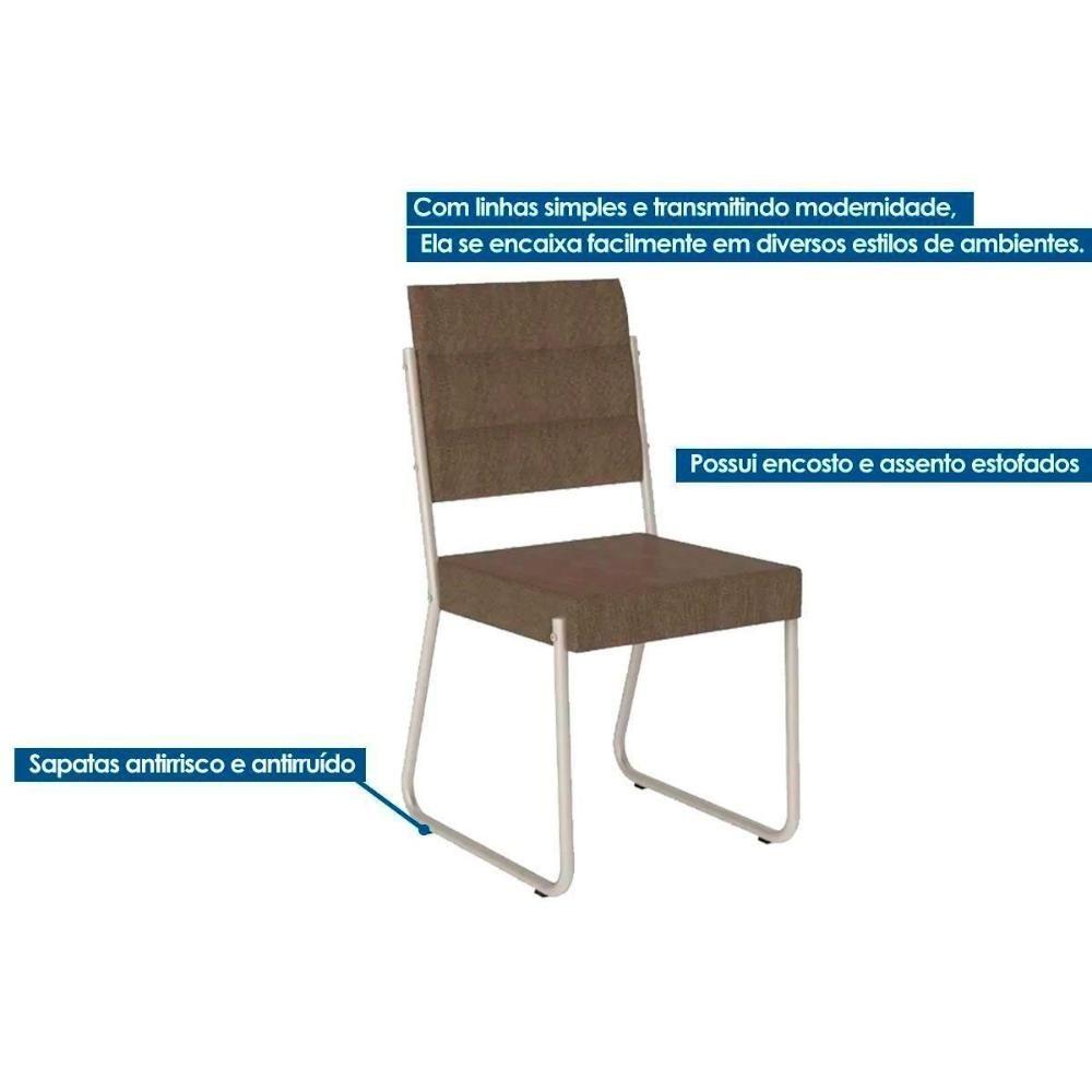 Miniatura Sala De Jantar átria 1593 Aço Com Tampo Madeirado 90x90cm E 4 Cadeiras 1736 Pretonogal Preto Preto Carraro