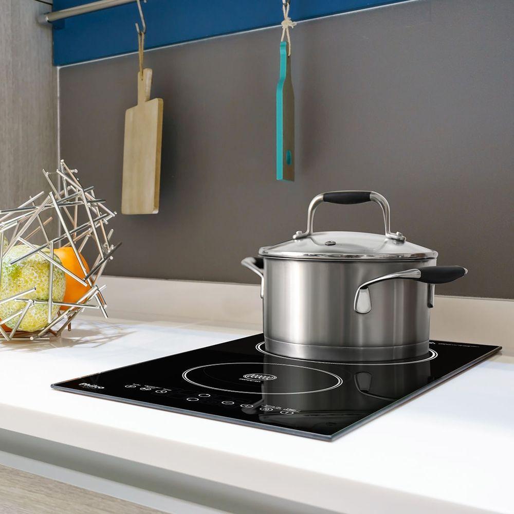 Miniatura Cooktop de Indução Philco 2 Queimadores e 9 Níveis  220V