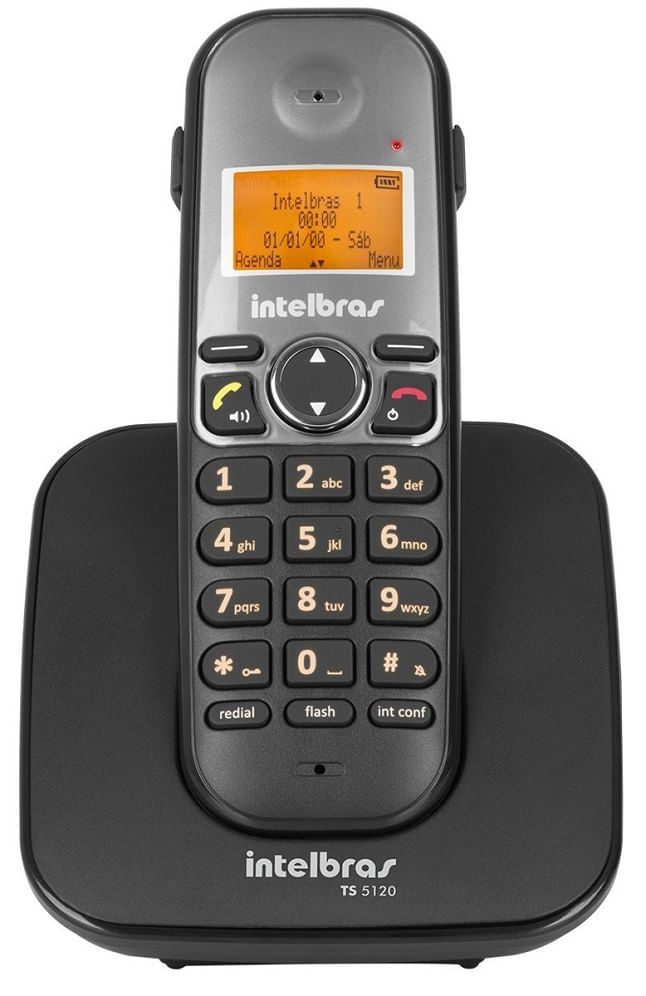 Kit Telefone sem fio com ramal TS 5122 e 2 Headset Intelbras Homologação: 35962004083