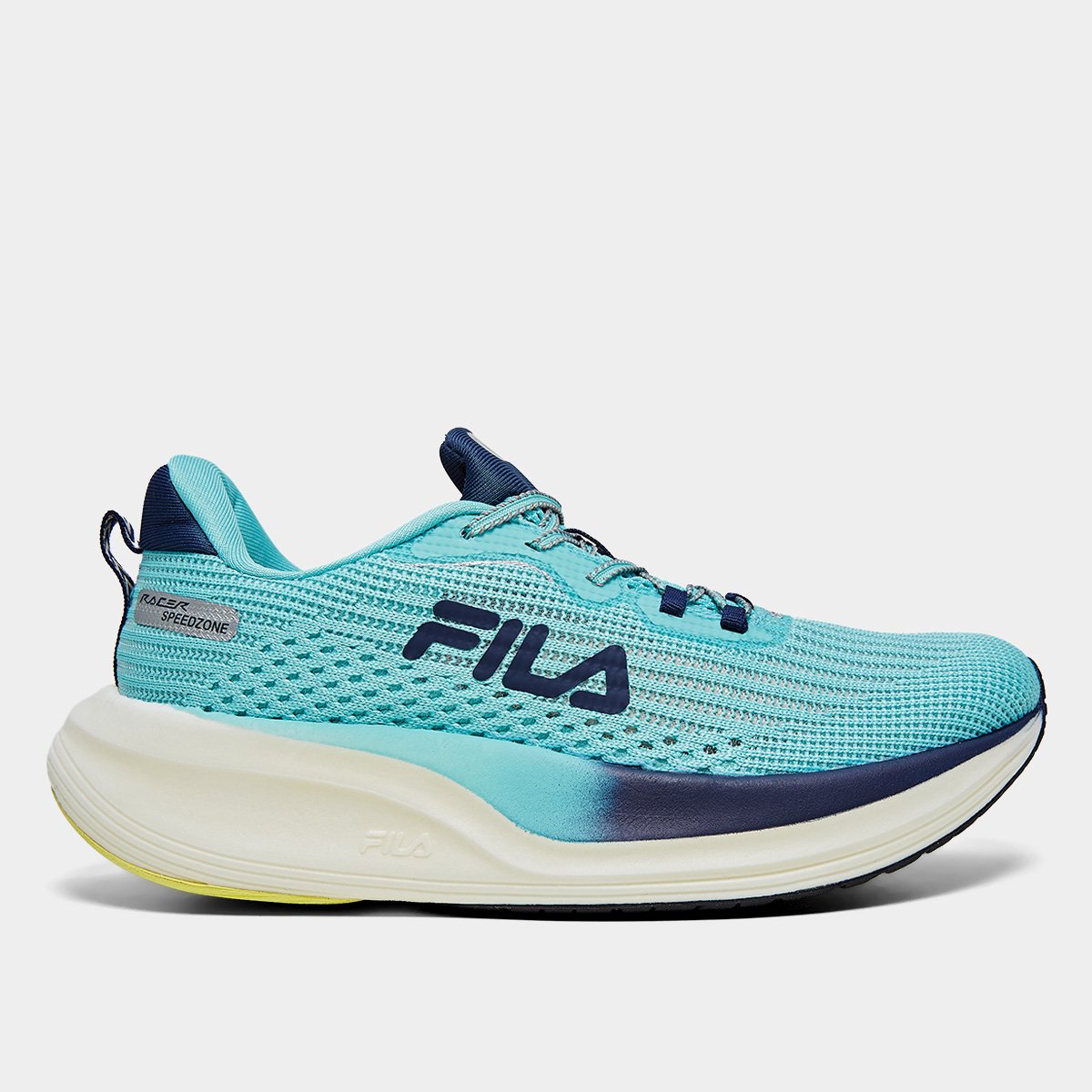 Miniatura Tênis Fila Racer Speedzone Feminino Azul+amarelo - 34