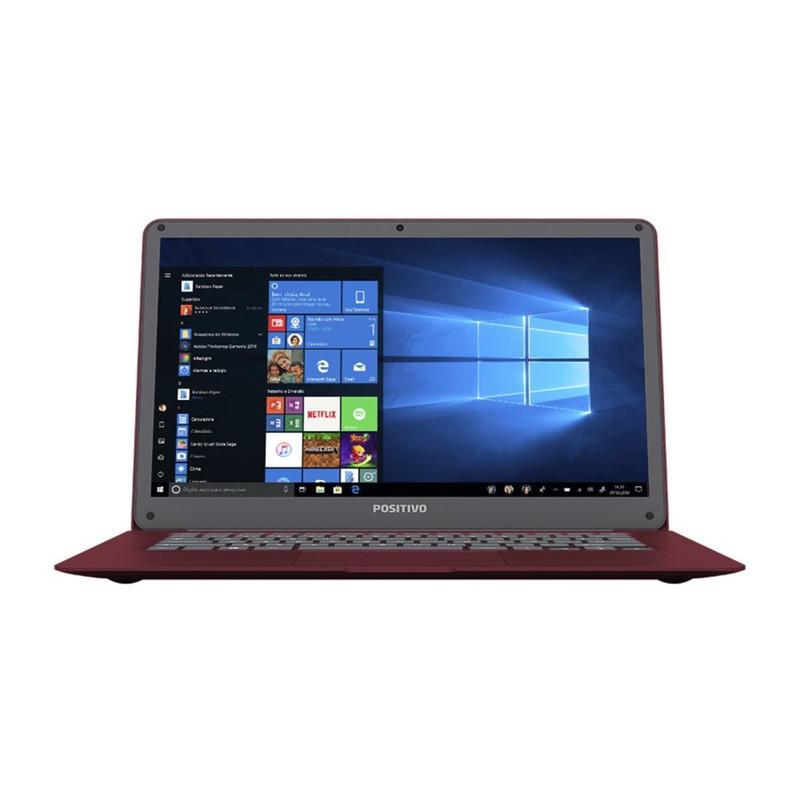 Miniatura Notebook Positivo Motion Red Intel Celeron W10 14 Red C432A