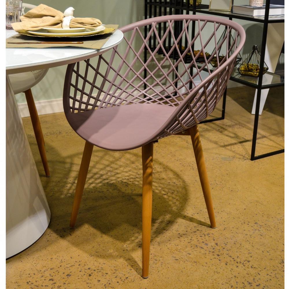 Miniatura Conjunto 6 Cadeiras com Braços Clarice Rivatti Camurça