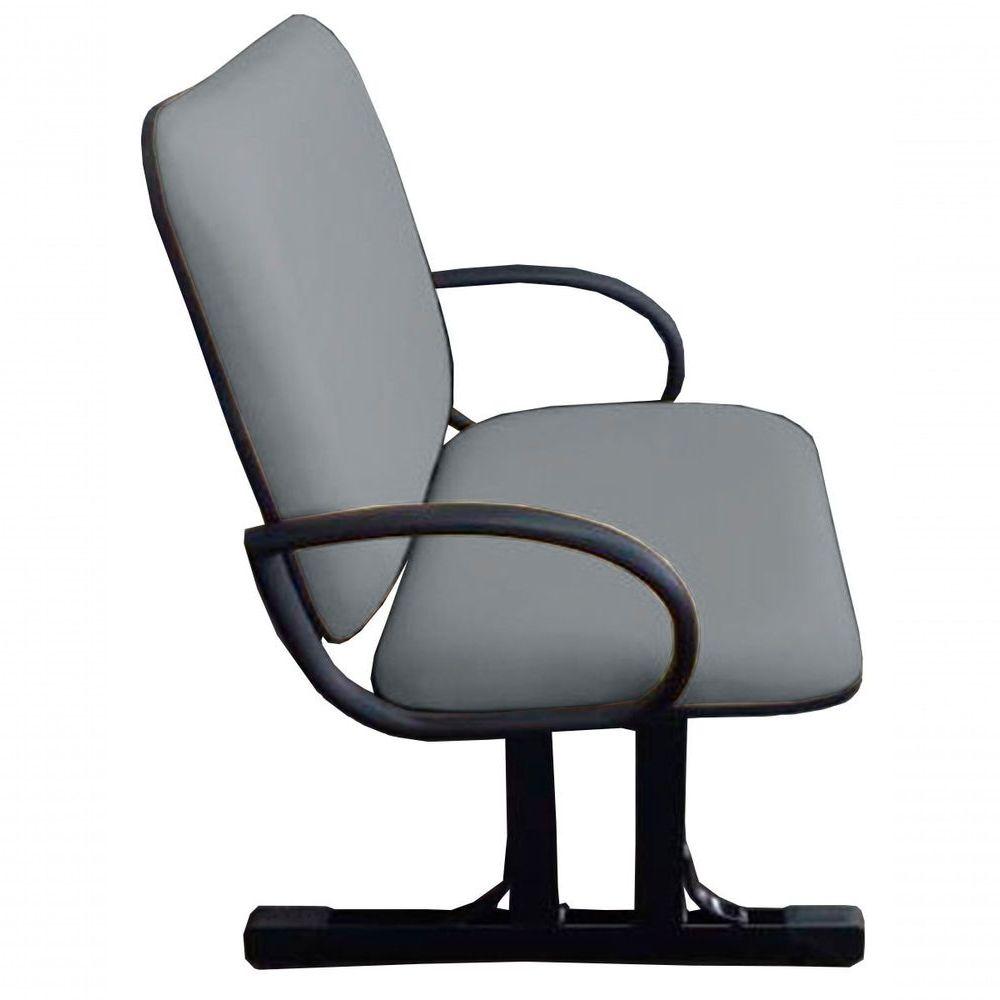 02 Cadeiras Para Escritório Para Obesos Até 250kg Cinza