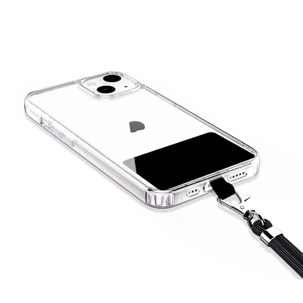 Miniatura Kit Capa Silicon Veloz para Moto Edge 60 + Cordão Rosa