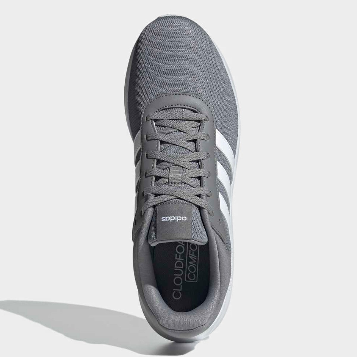 Miniatura Tênis Adidas Lite Racer Masculino Cinza+Branco - 44