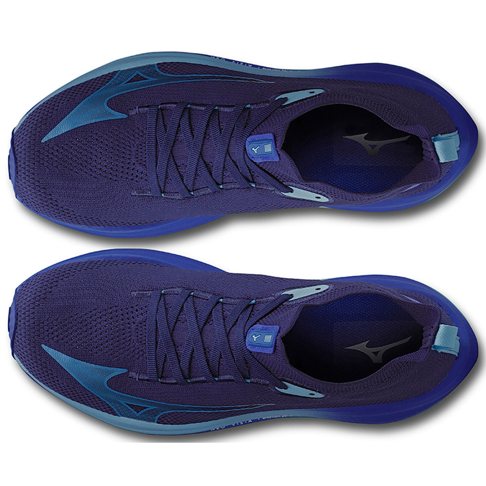 Miniatura Tênis de Corrida Masculino Mizuno Neo Vista Azul - 38