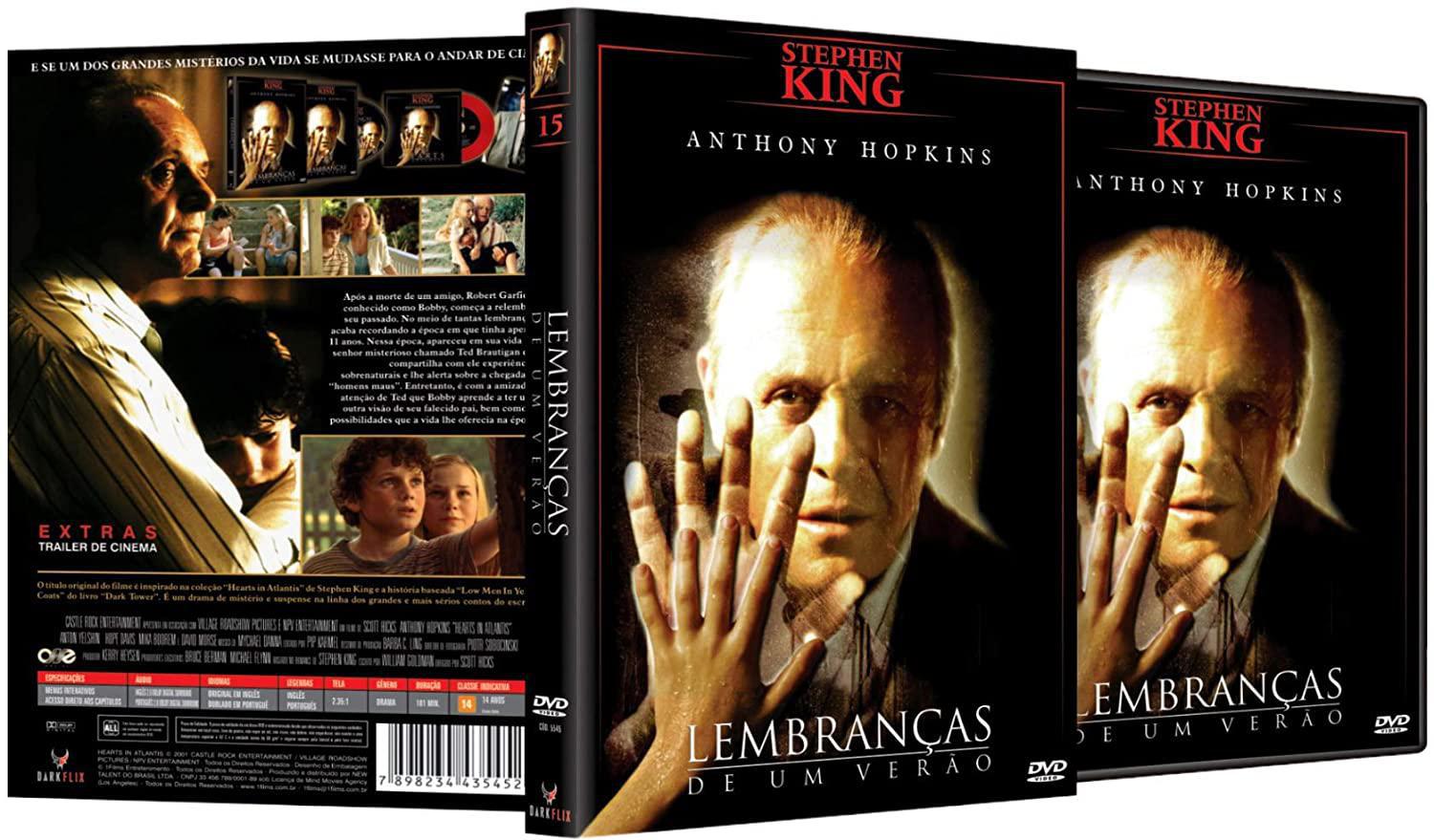 Miniatura Box Dvd Col. Stephen King Volume 15 - Lembranças De Um Verão