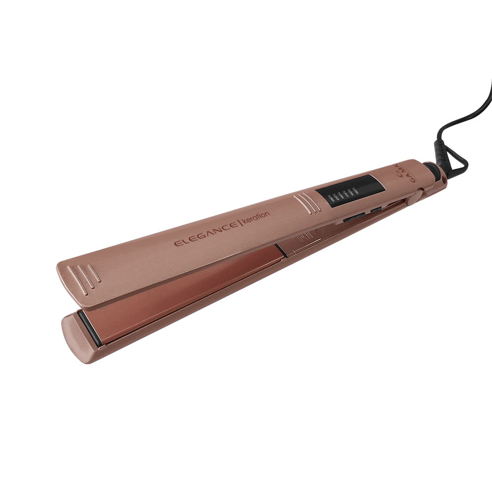 Miniatura Kit Escova Secadora Stylish Keration Brush 3D e Prancha Elegance Led Keration Pro Bivolt Bivolt