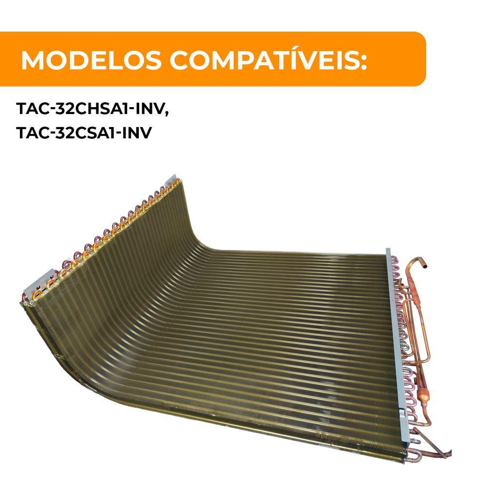 Serpentina Condensadora Ar Condicionado 32.000 Btus Tac-32csa1-inv - Tcl Único