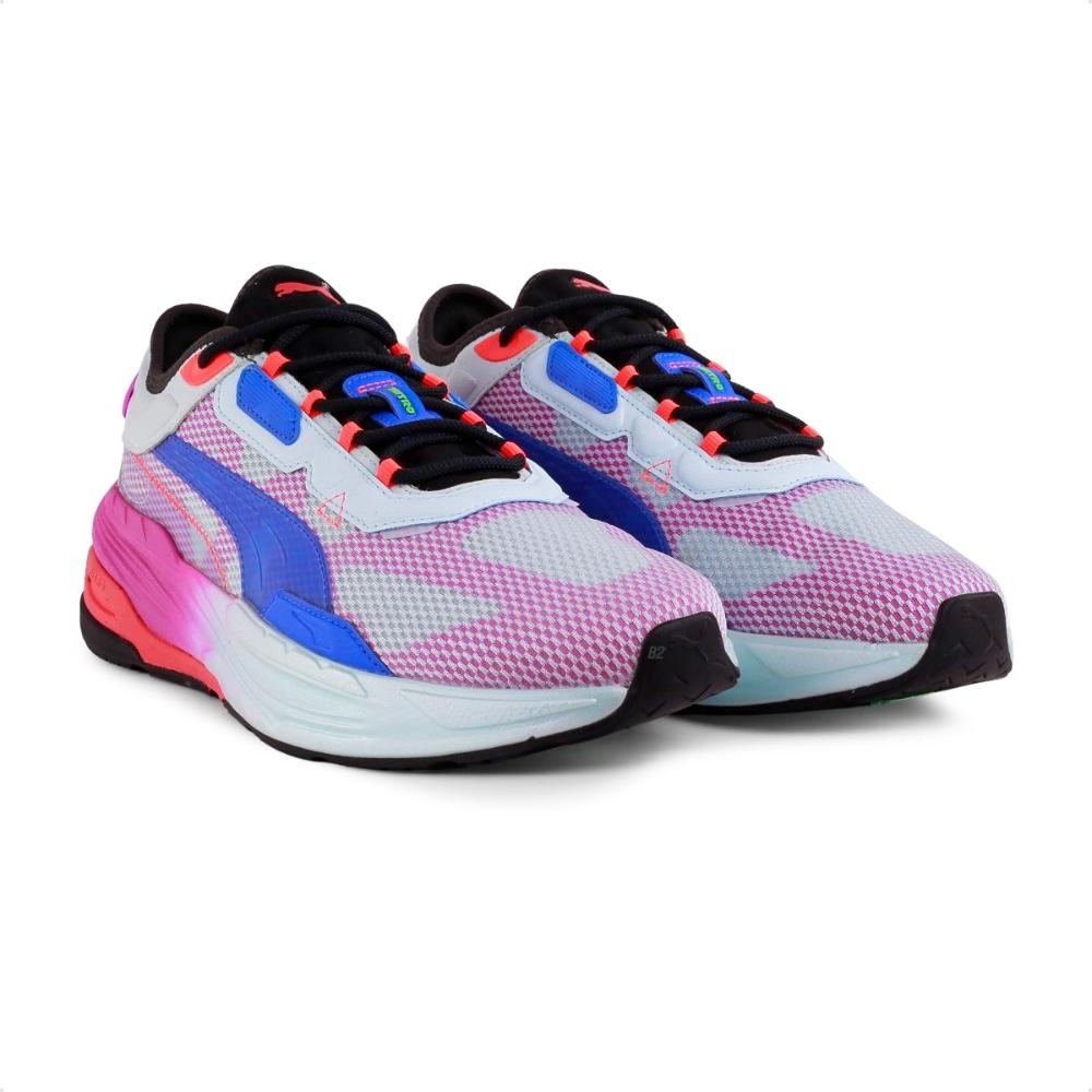 Miniatura Tênis Puma Extent Nitro Ultraviolet Masculino Rosa / Azul - 40