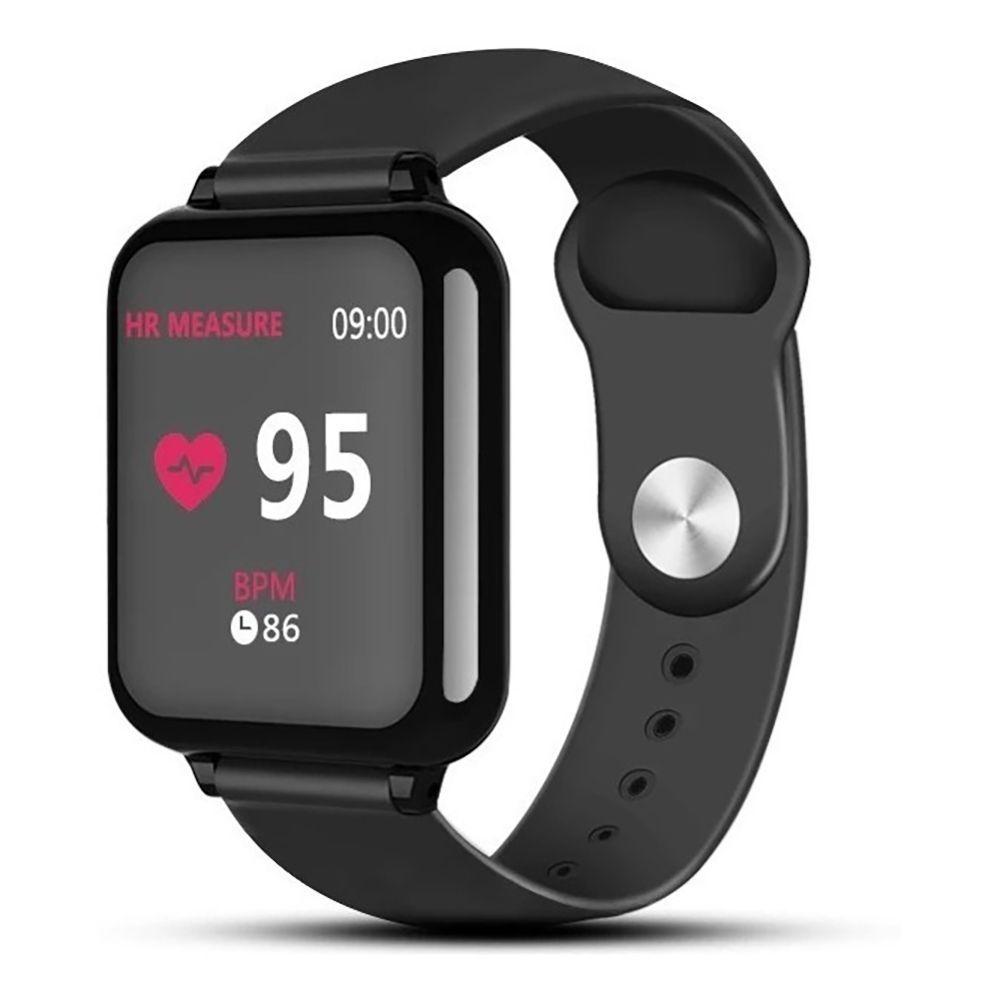 Miniatura Relógio Inteligente B57 Smartwatch Ios Android Preto