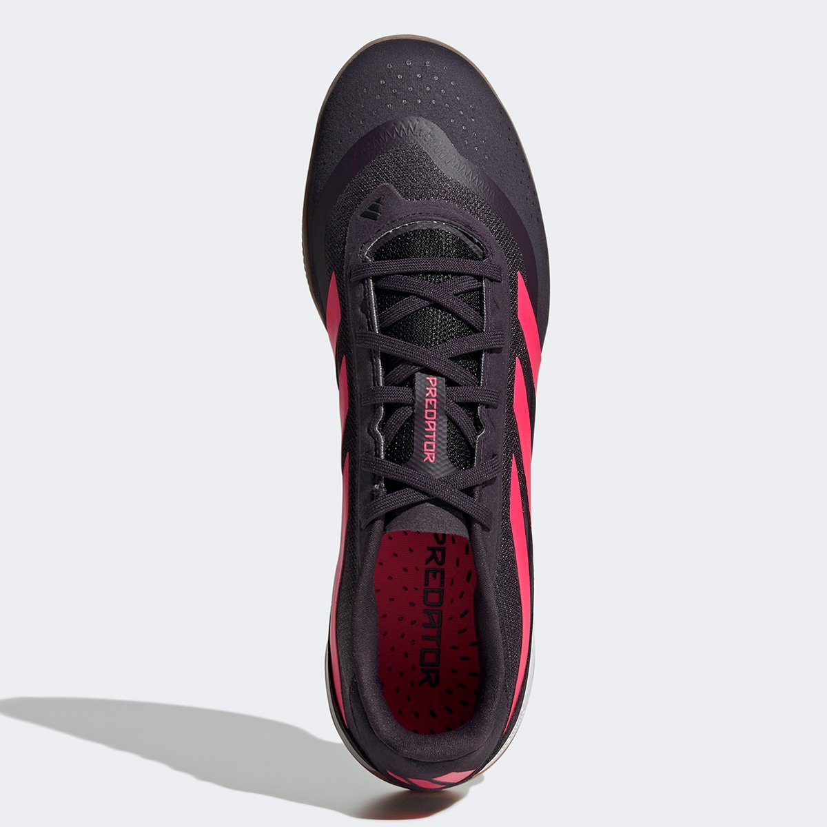 Miniatura Chuteira Futsal Adidas Predator 24 League Low Unissex Roxo - 40