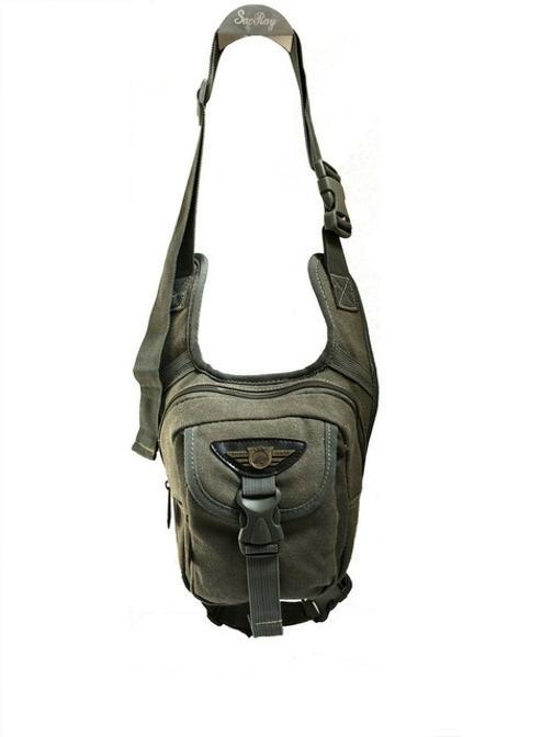 Miniatura Pochete Masculina De Perna Em Lona Brasil Ja8011