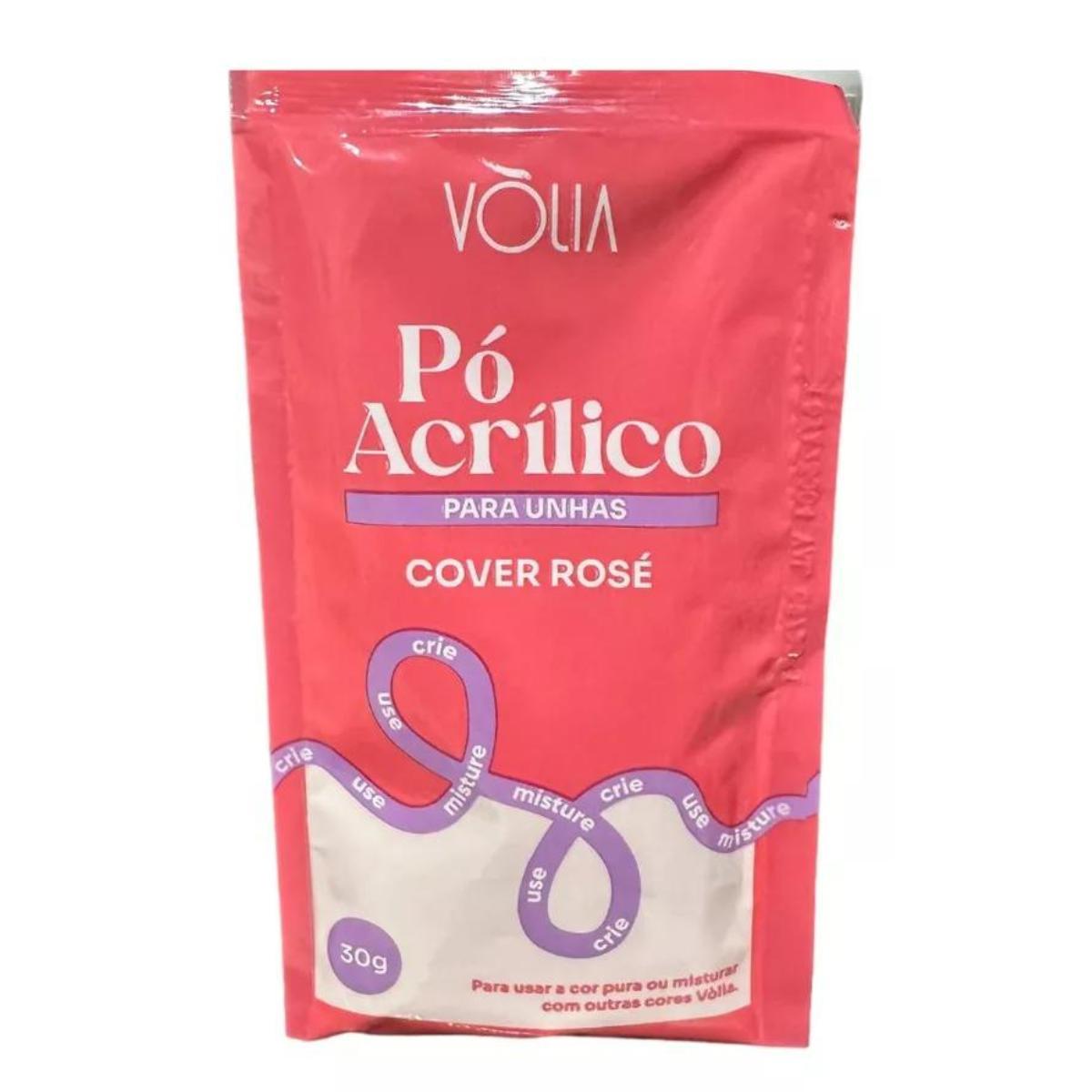 Miniatura Pó Acrílico Vólia Cover Rosê Sachê 30G