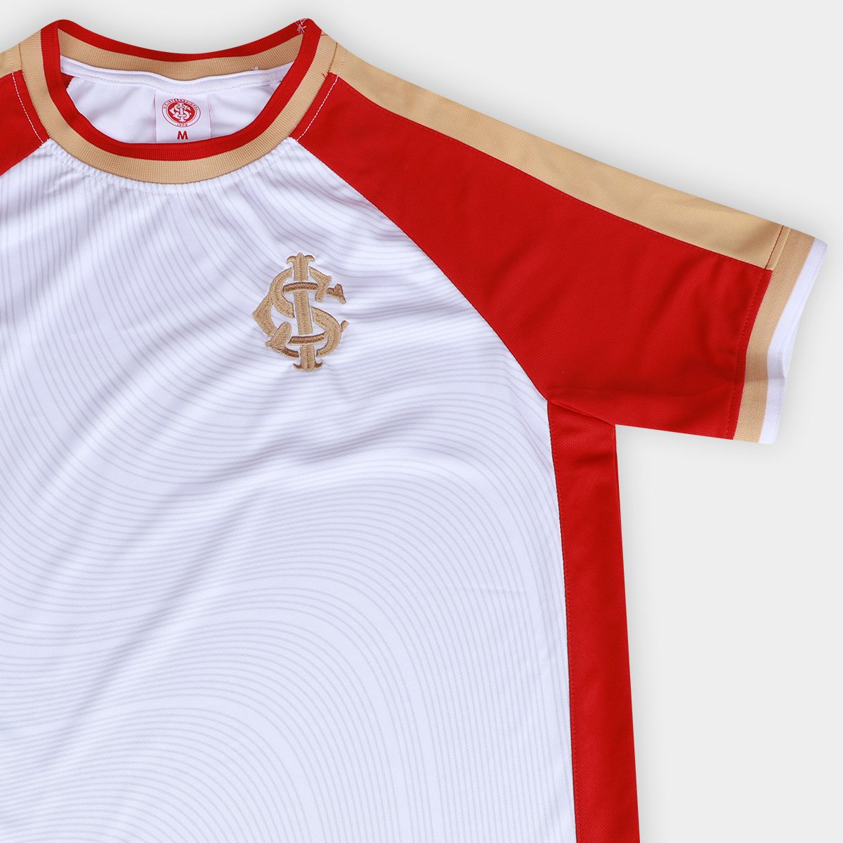 Miniatura Camisa Internacional Masculina Branco+Vermelho - EGG