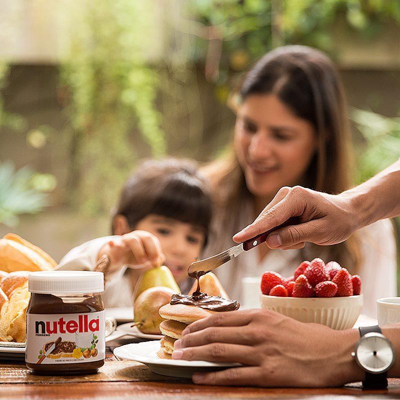 Miniatura Creme De Avelã, 3 Potes De 350G Nutella