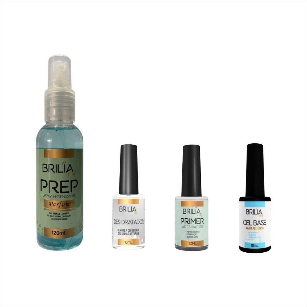 Miniatura Kit Brilia Nails Preparadores Para Alongamento