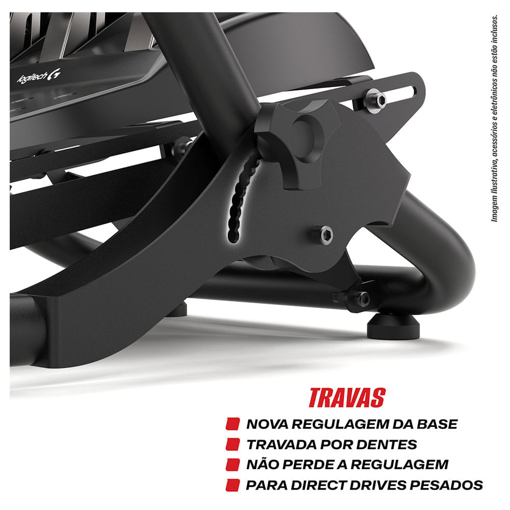 Miniatura Suporte para Volantes - SGT - Preto - Extreme Racing