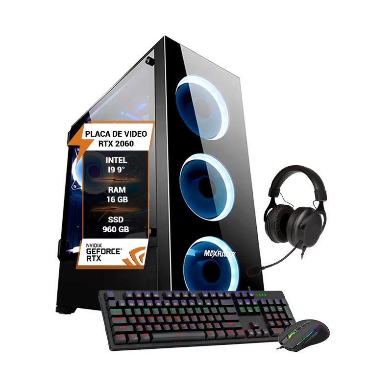 Miniatura Pc Gamer Intel Core I9 9 Memória 16Gb Rtx 2060 Ssd 960Gb