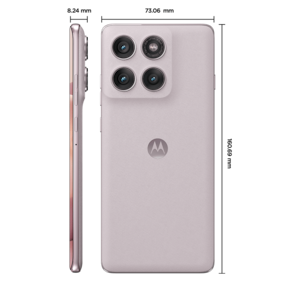 Smartphone Motorola Edge 60 Pro 5G Off White 512GB, 12GB RAM + 12GB Ram Boost, Tela 6.7" 120Hz, Câmera Sony LYTIA 700C 50MP e Dimensity 8350 Extreme