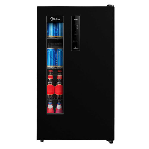 Miniatura Cervejeira Frost Free 82L Midea com Painel Touch MDRX150FGGDX Preto - 110V
