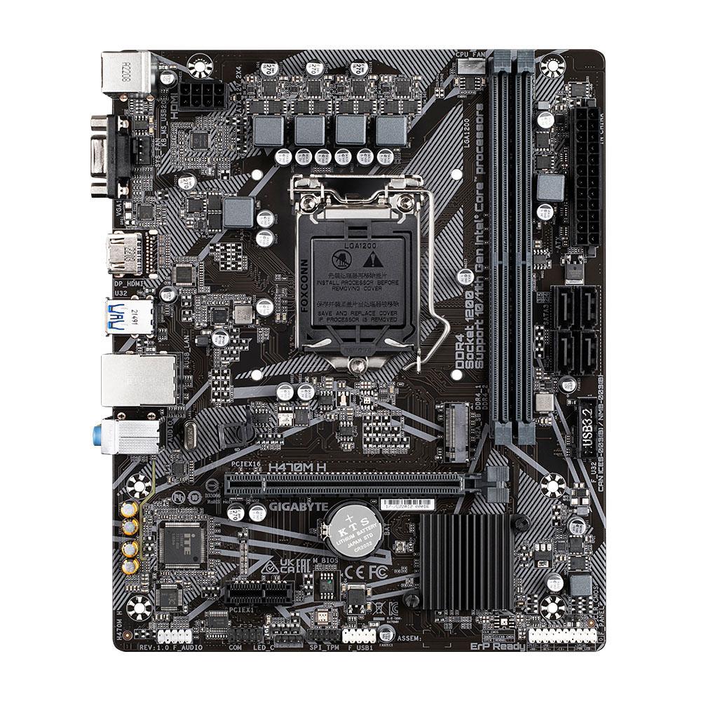 Miniatura Placa Mãe Gigabyte H470M H Socket Lga 1200 / Ddr4