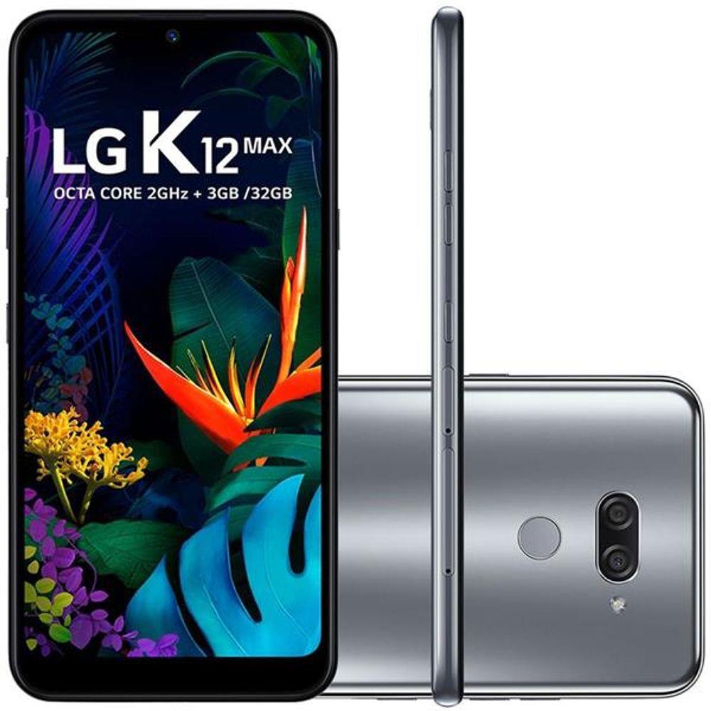 Miniatura Celular Lg K12 Max Platinum 32Gb Dual Tela 6,26 Octacore