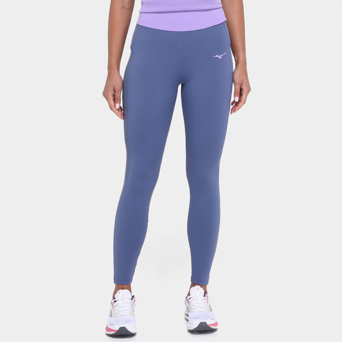 Miniatura Calça Legging Mizuno Soul N.III Feminina Lilás - G