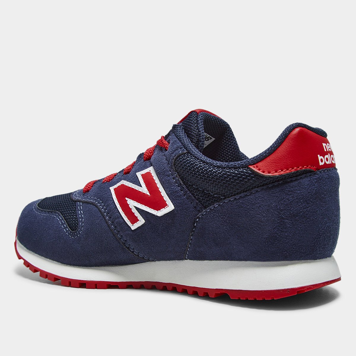 Miniatura Tênis Infantil New Balance 373 Lace Marinho+Vermelho - 27