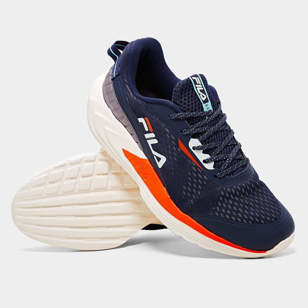 Miniatura Tênis Fila Diffusion Masculino Marinho+Azul - 41