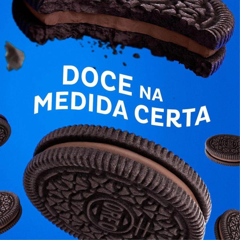 Miniatura Biscoito Oreo Recheado Chocolate Kit 3 Pacotes De 90G