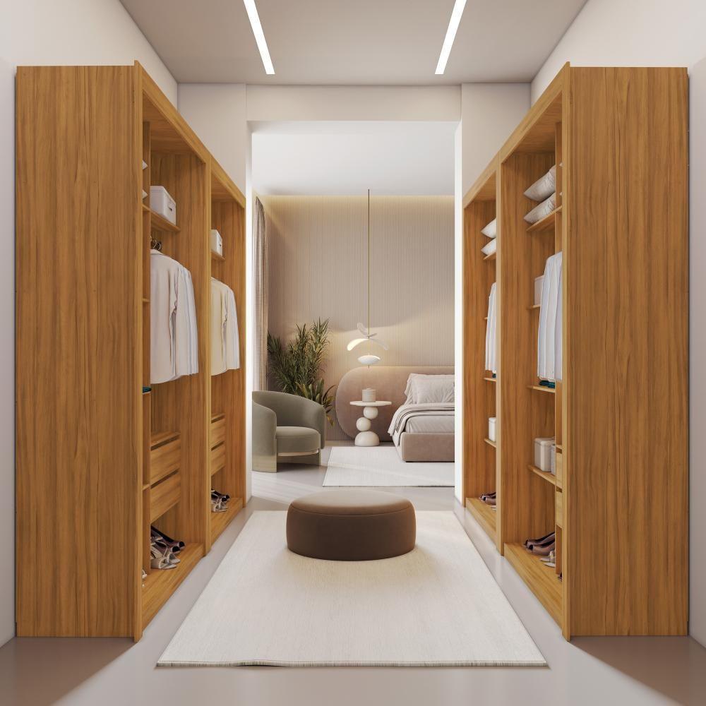 Closet Modulado 6 Gavetas Freijó Amoudi Móveis Freijó