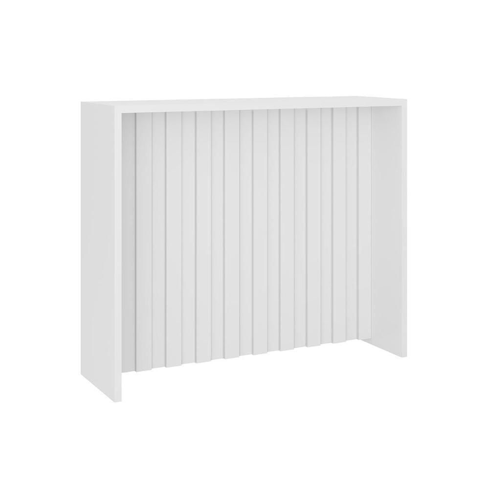 Miniatura Balcão Ilha Cozinha Gourmet Bancada Bella 2613 120cm Branco