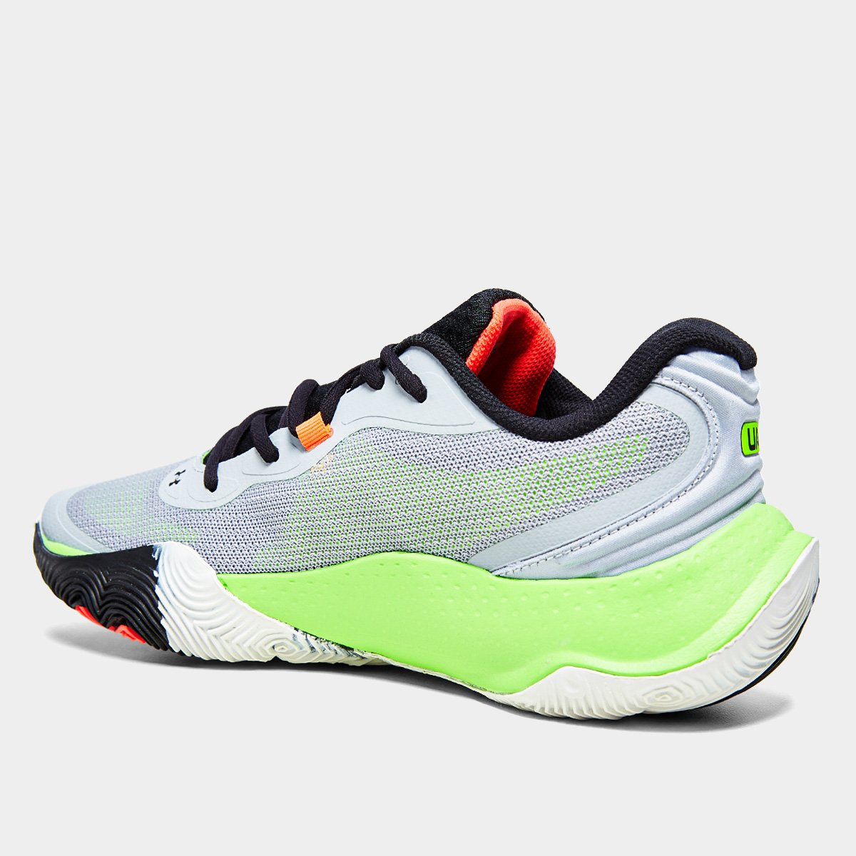 Miniatura Tênis Under Armour Buzzer 2 Masculino Cinza+Preto - 39