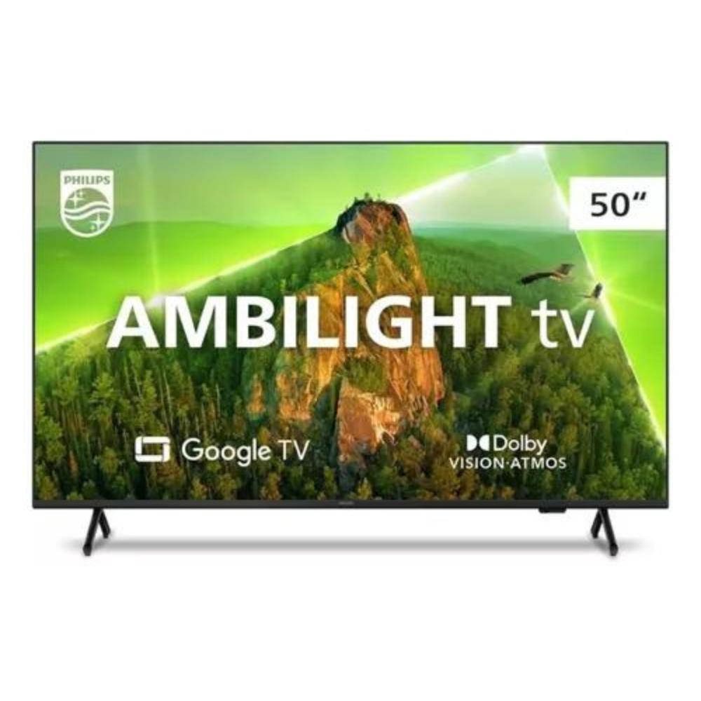 Miniatura Smart Tv Philips 50 Ambilight 4K Led Google Tv 50Pug7908/78