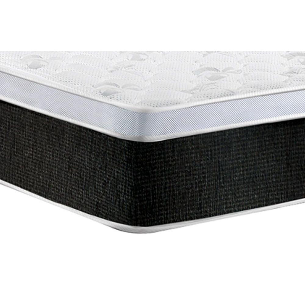 Miniatura Colchão Queen Espuma D45 Black White Air Euro Pillow (158X198X23) - Castor