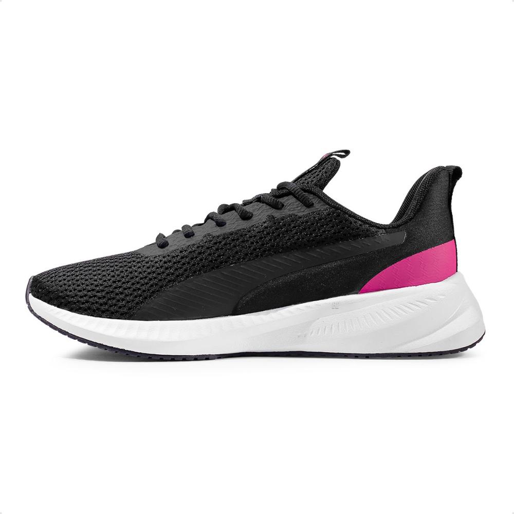 Miniatura Tênis Puma Flyer Lite 3 Feminino Preto / Rosa - 34