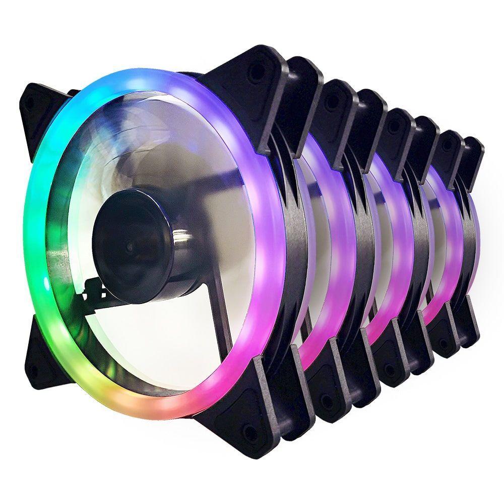 Miniatura Kit Cooler Fan Evus Fk-12p Rgb