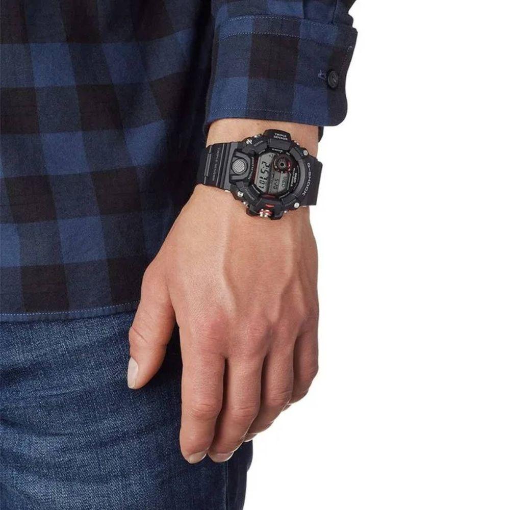 Miniatura Relógio Casio G-shock Rangeman Gw-9400-1dr Sensor Triplo